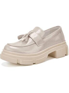 Tinstree Size 5 Loafers Platform White Tassel Chunky Lug Sole Shoes Womens